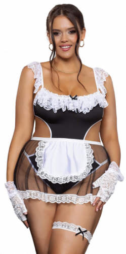 Plus size kostým Miss Sexy Maid