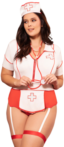 Plus size kostým Lovely Nurse