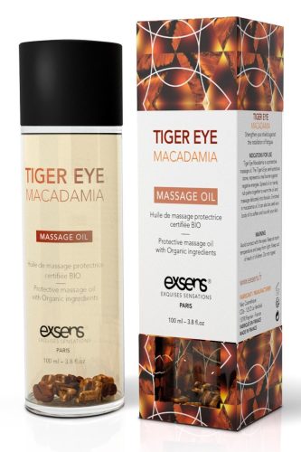 exsens Organic masážní olej - Tiger eye Macadamia 100 ml