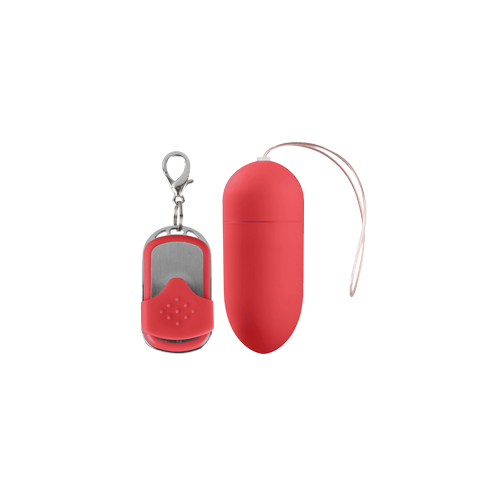 Vibrating Egg with 10 Speeds and Remote Control - L - Pink