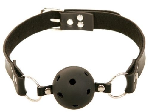 Roubík FF Breathable Ball Gag - černý