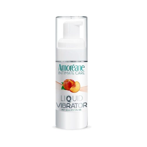 Amoréane tekutý vibrátor Peach 30 ml