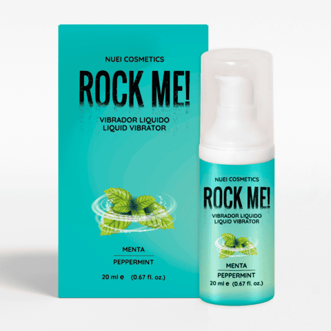 NUEI Rock me! tekutý vibrátor 20 ml - máta NUEI