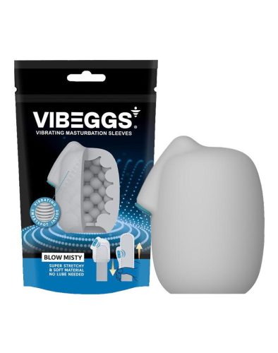 VIBEGGS Blow Misty vibrační masturbátor Rimba