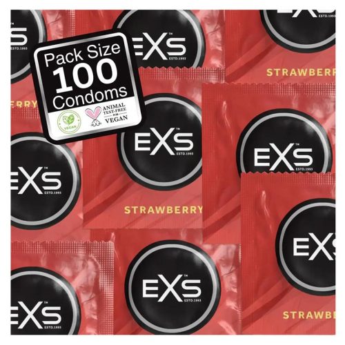 EXS Strawberry kondomy 100 ks EXS