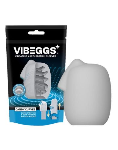 VIBEGGS Candy Curves vibrační masturbátor Rimba