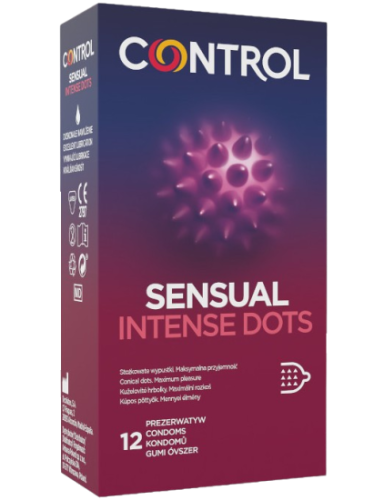 Control Sensual Intense Dots 12's