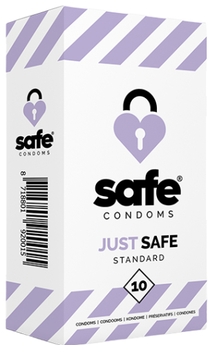 SAFE - Condoms with Silicone-Based Lubricant Standard 10 pcs