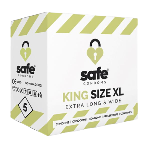 SAFE - Condoms King Size XL 5 pcs