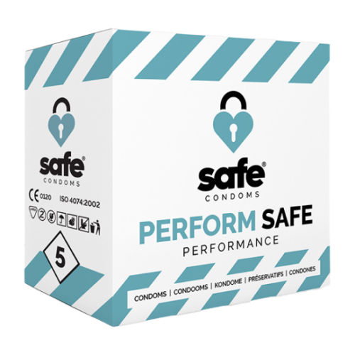 SAFE - Condoms Orgasm Delaying Performance 5 pcs