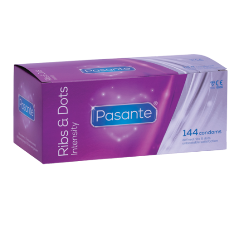 Pasante Ribs & Dots Intensity condoms 144pcs